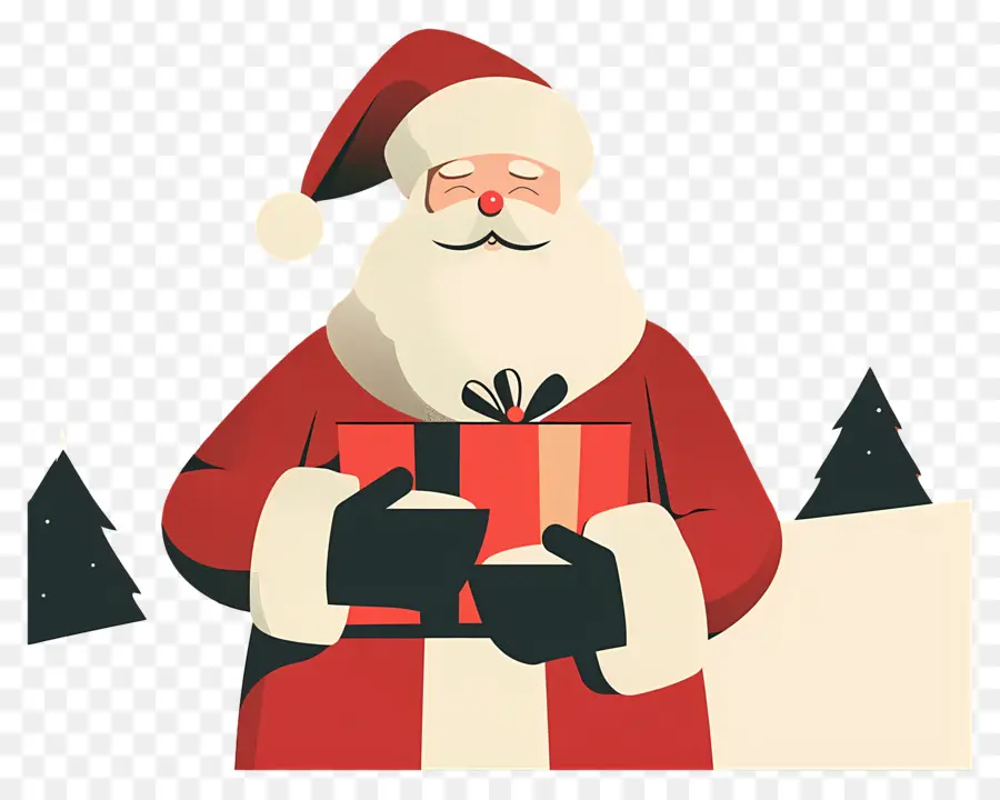 Le Père Noël，Costume Rouge PNG