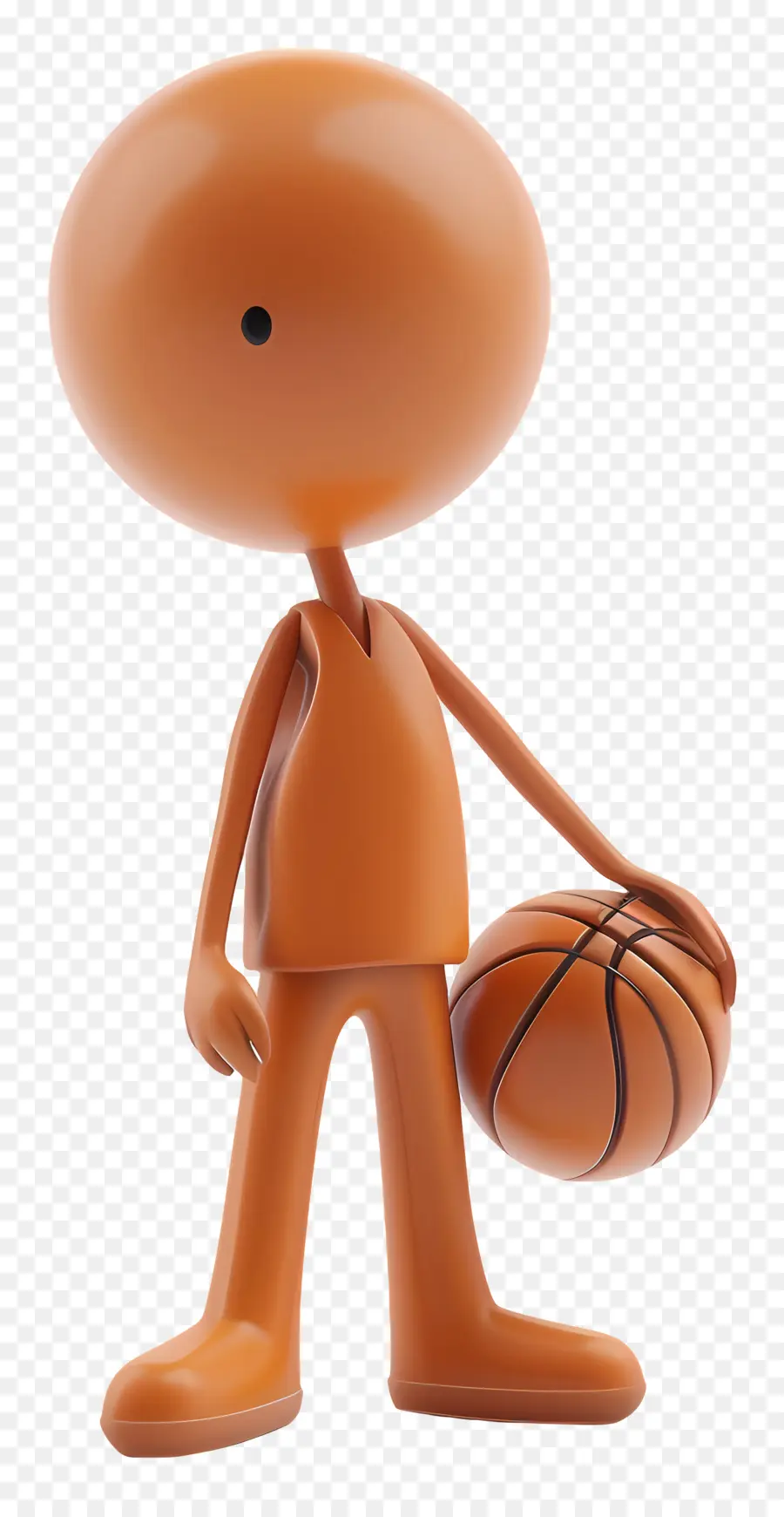 De Basket Ball，Figure De Bâton PNG