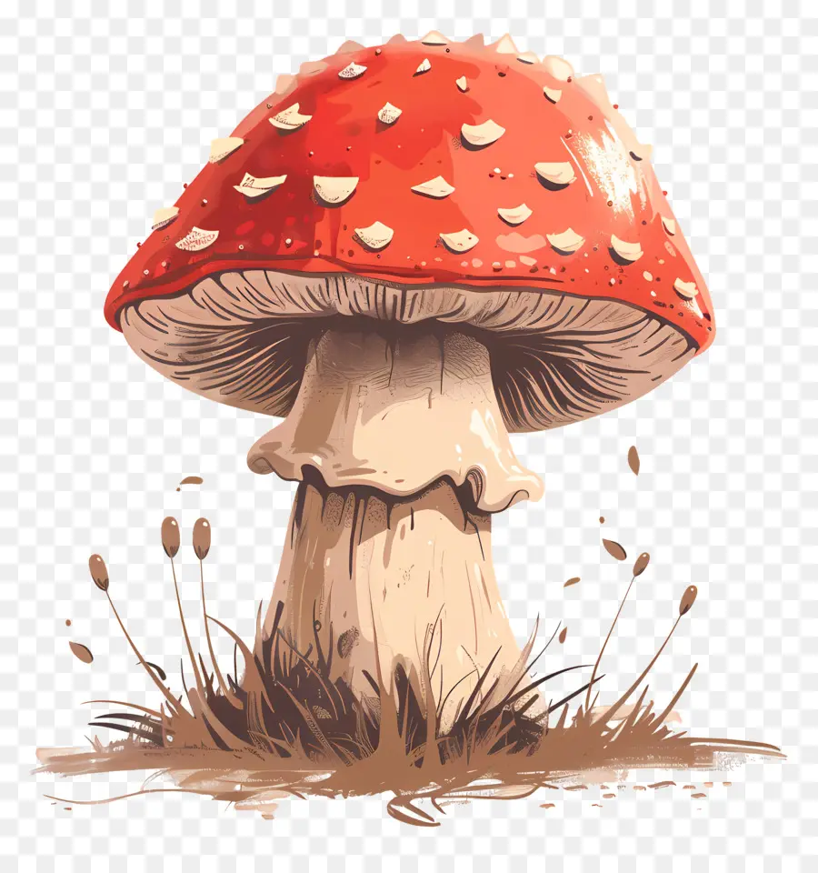 Champignons，Toadstool Rouge PNG