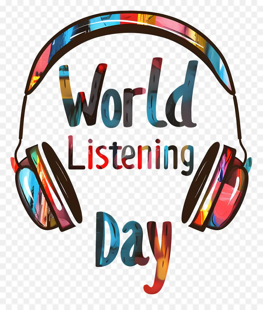 Journée D'écoute Du Monde，Casque PNG