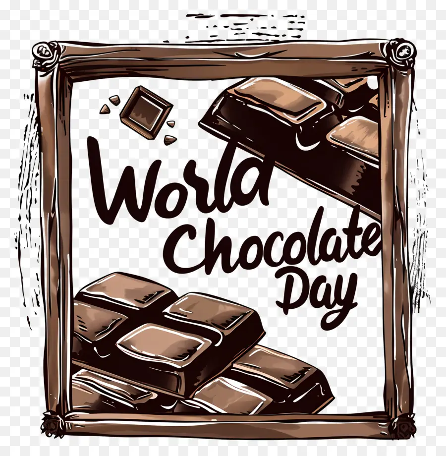 Monde De Chocolat De La Journée，Chocolat PNG