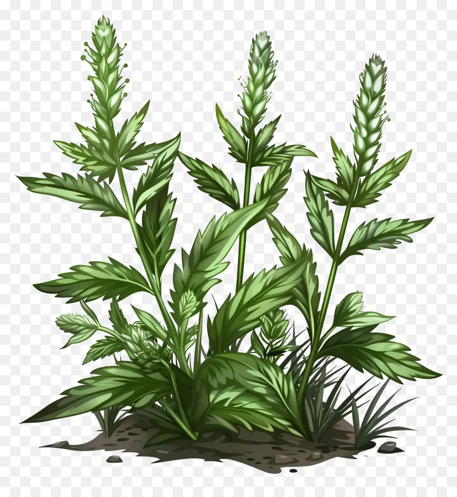 Armoise，Plante Verte PNG