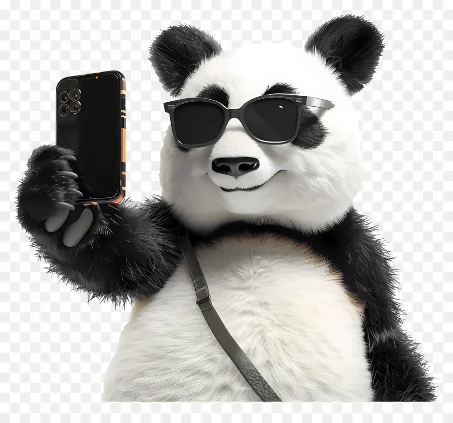 Animal Selfie，Panda PNG