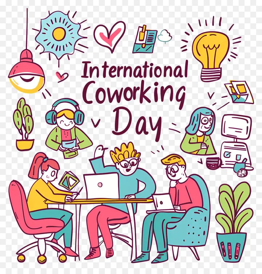 Journée Internationale De Coworking，Collaboration De Bureau PNG