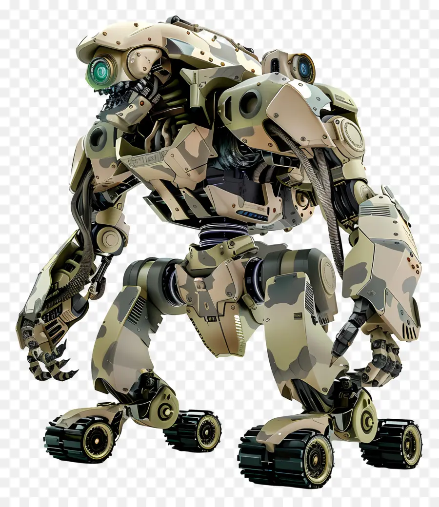 Robot Militaire，Robot Humanoïde PNG