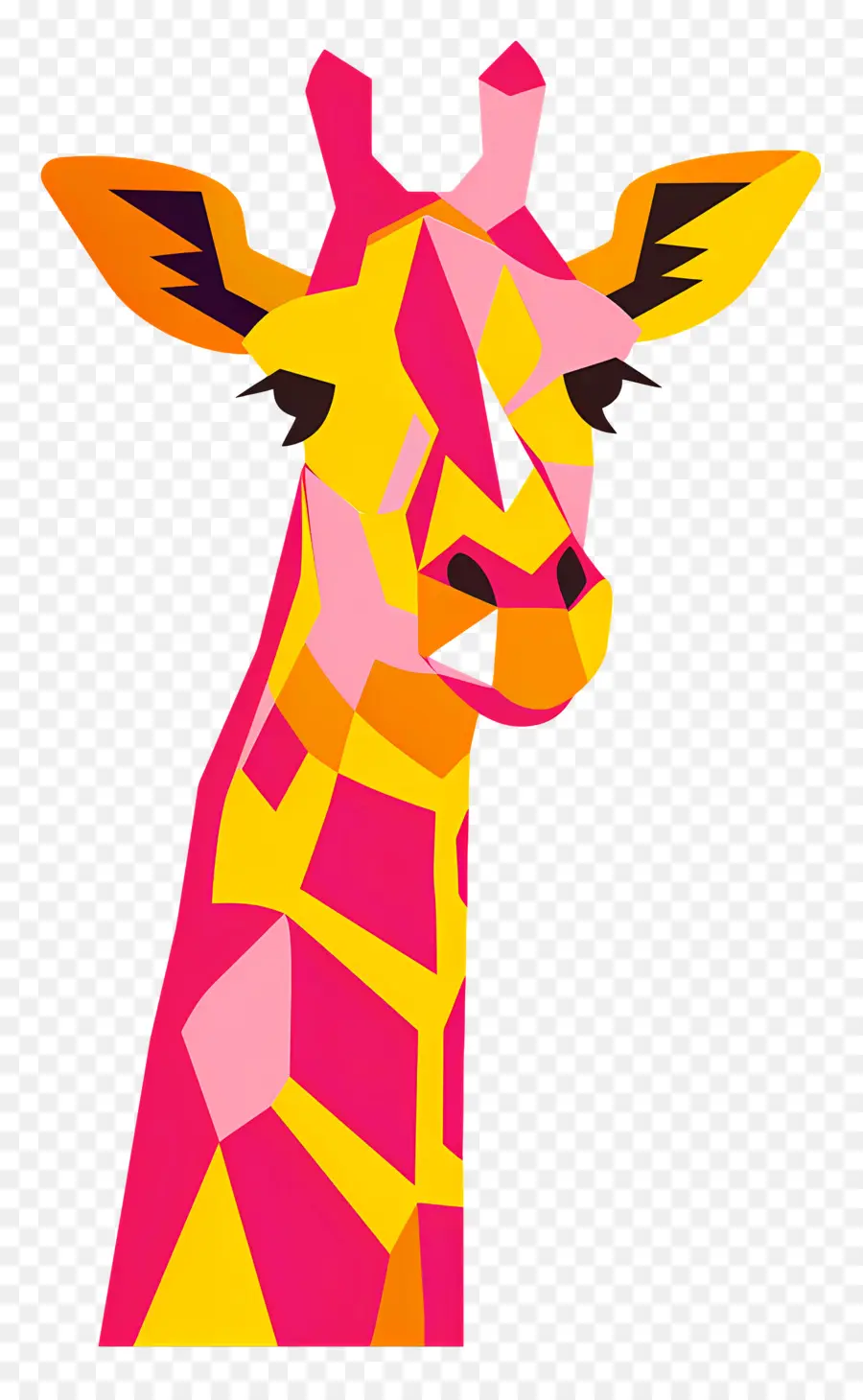 Girafe，Girafe Colorée PNG