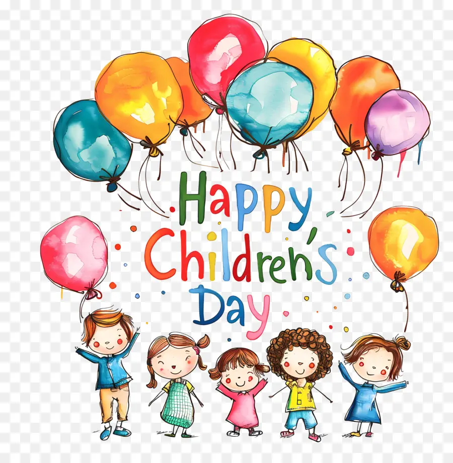 Heureux Childrens Jour，Les Enfants PNG