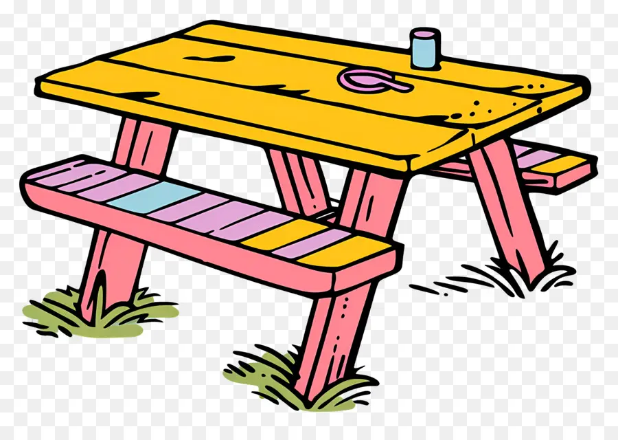Table De Pique Nique，Table De Pique Nique En Bois PNG