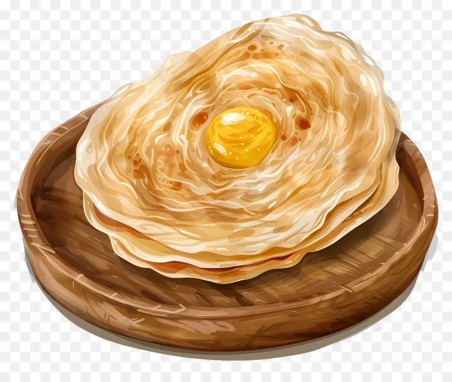 Roti Canaï，Pain Plat à L'oeuf PNG