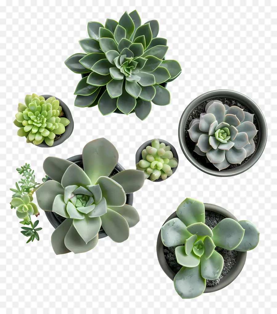 Pot Succulentes，Succulentes PNG