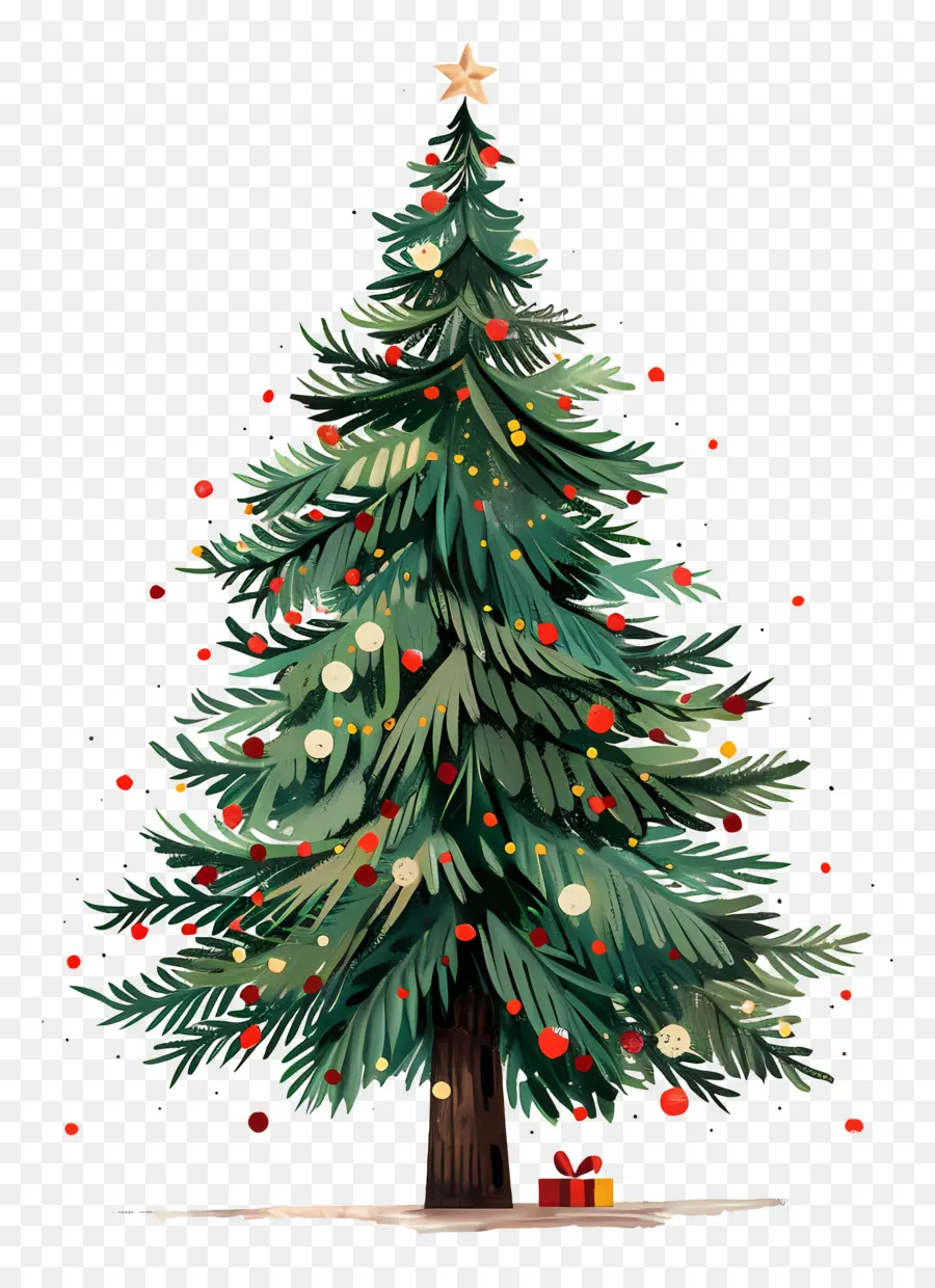 Arbre De Noël，Étoile PNG