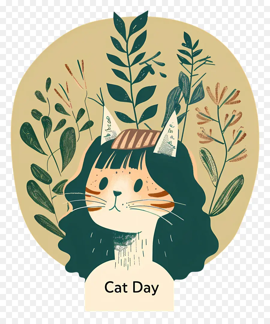 International Cat Journée，Tête De Chat PNG