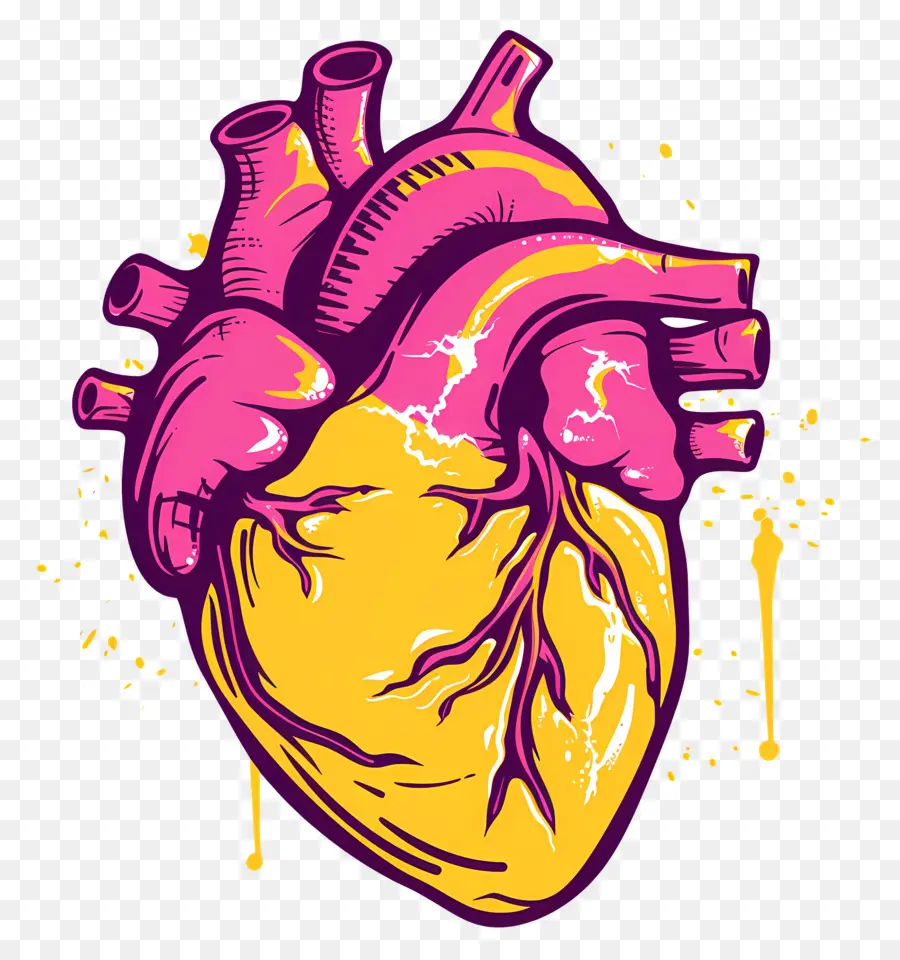 Crise Cardiaque，Coeur PNG