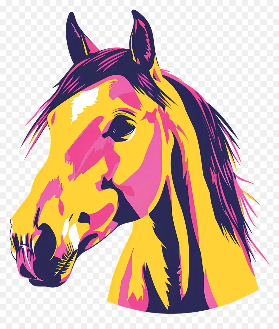 Cheval，Coloré PNG