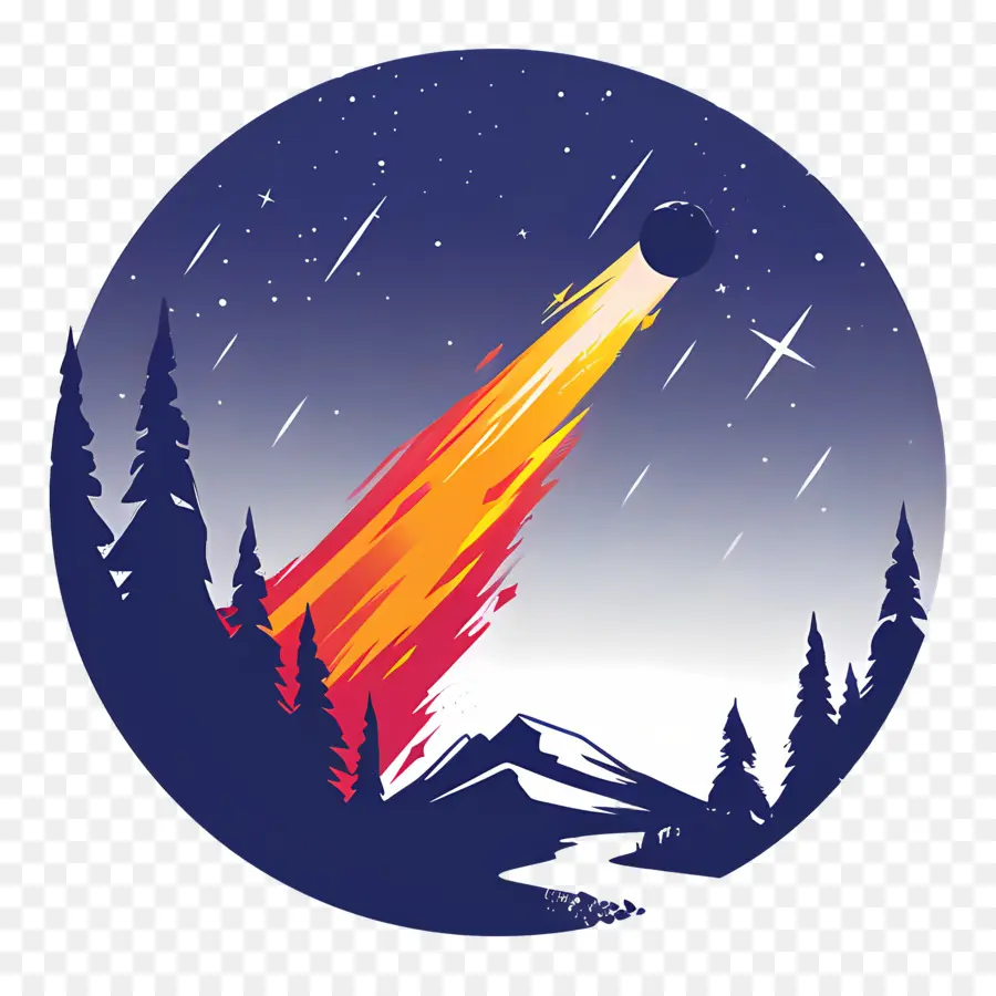 Meteor Regarder Jour，Paysage De Montagne PNG