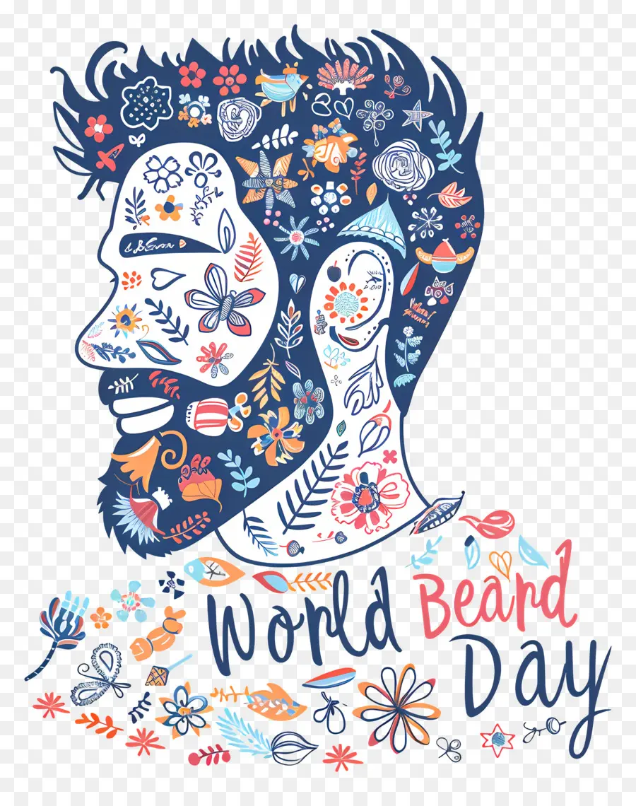 Journée Mondiale De La Barbe，Illustration D'homme Barbu PNG