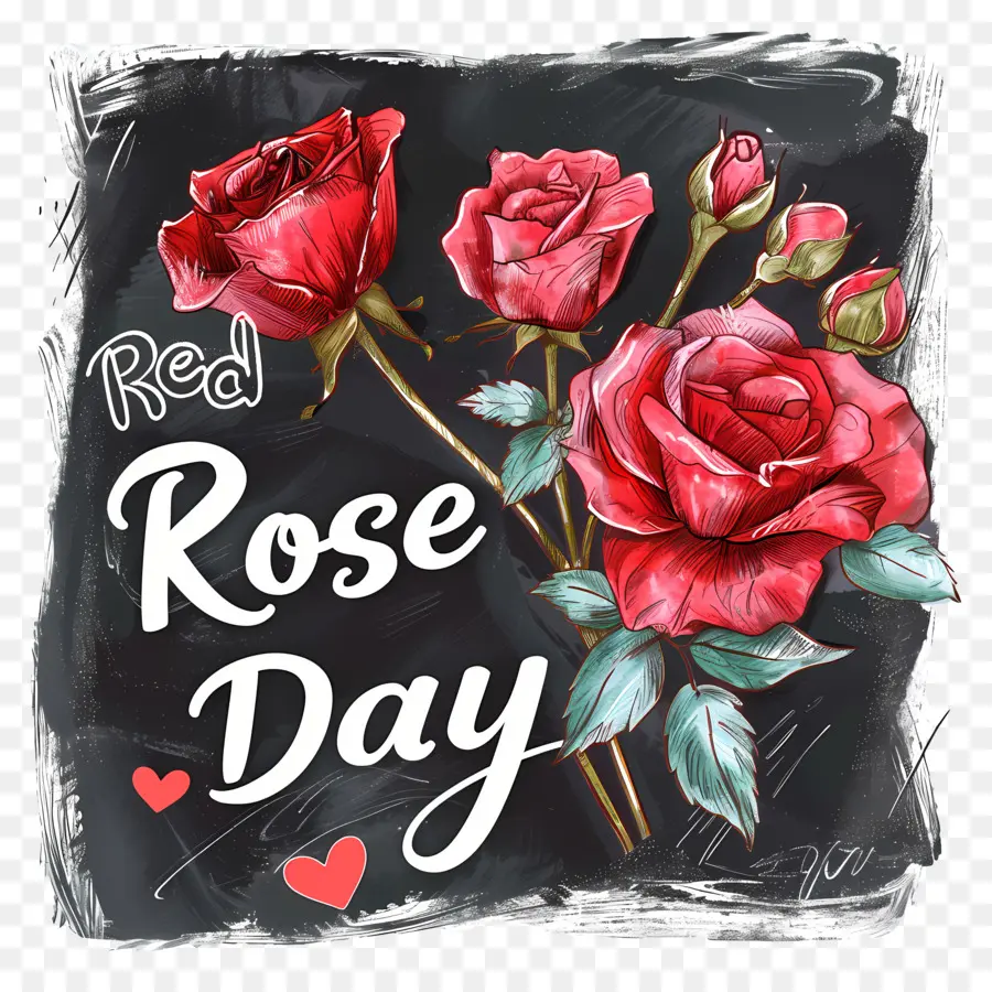 Jour De La Rose Rouge，Les Roses Rouges PNG
