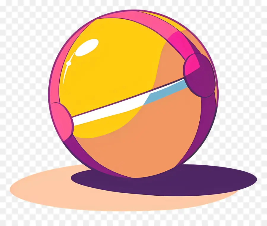 Ballon De Plage，Coloré PNG