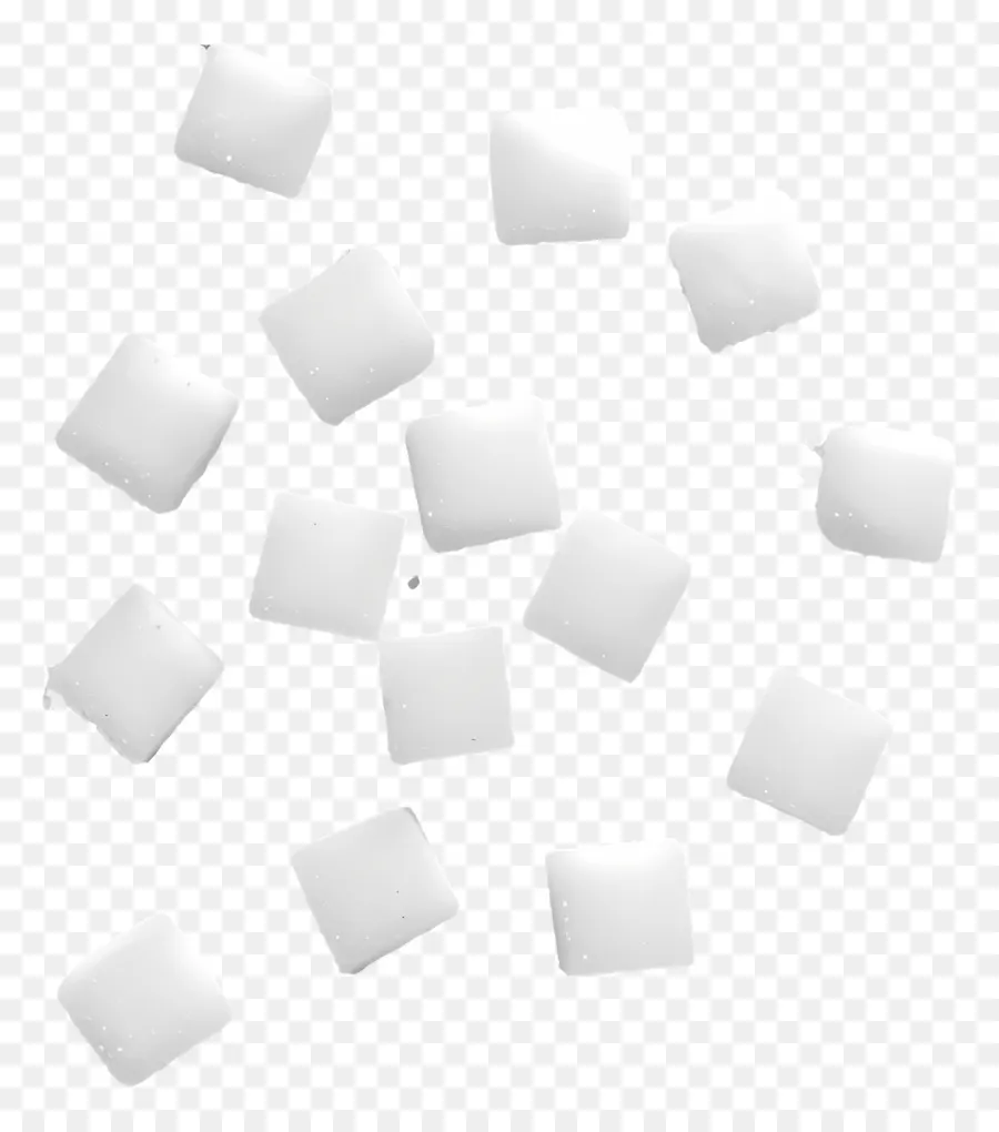 Morceaux De Sucre，Cubes Blancs PNG