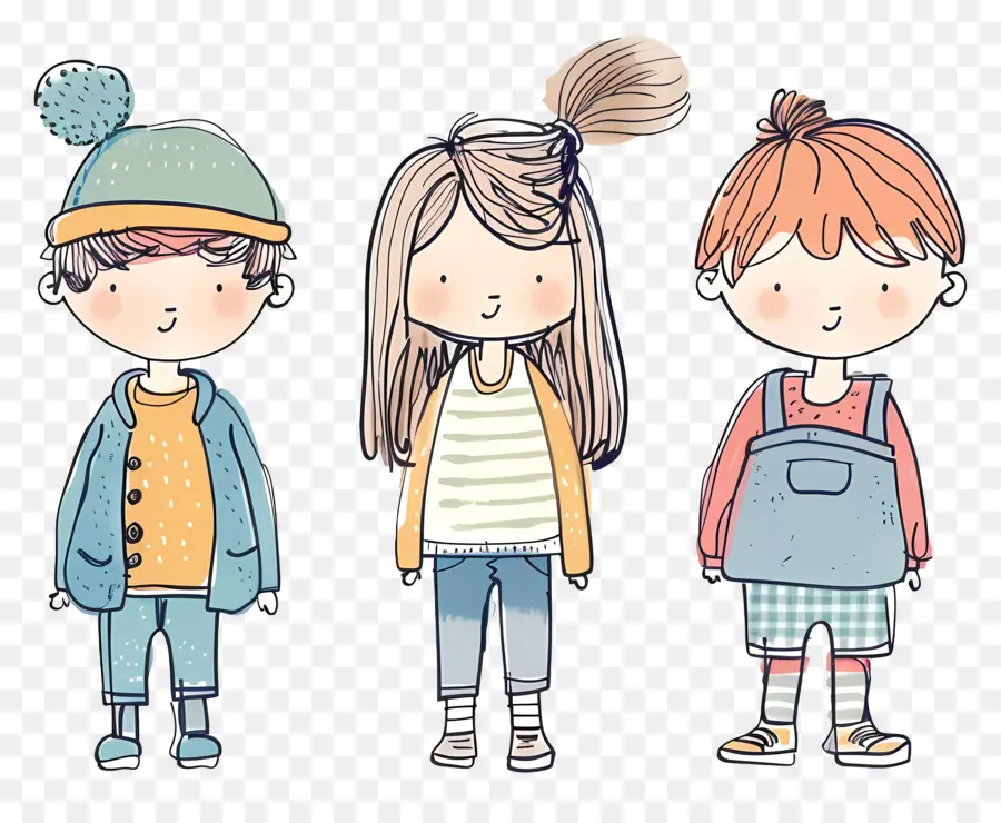 Enfants，Dessin Animé PNG