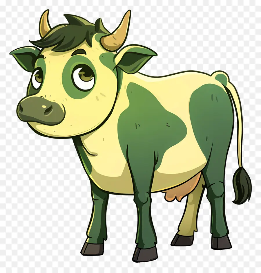 Vache，Vache Verte PNG