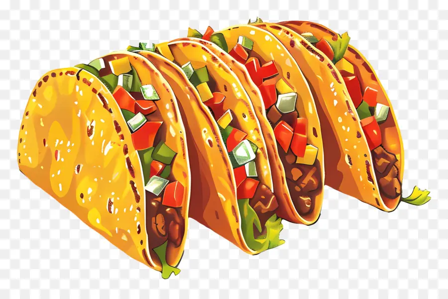 Tacos，Tortillas De Mais PNG