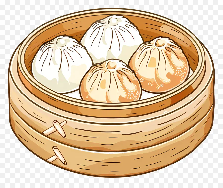 Dim Sum，Raviolis Cuits à La Vapeur PNG