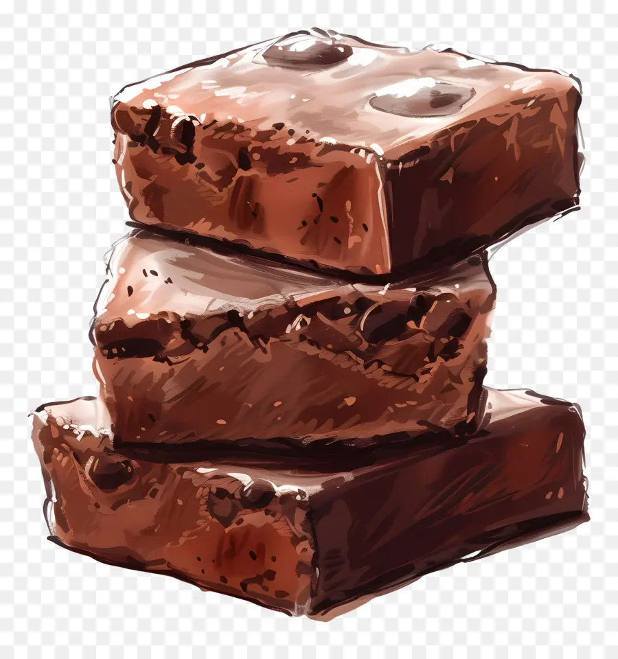 Brownies，Chocolat PNG