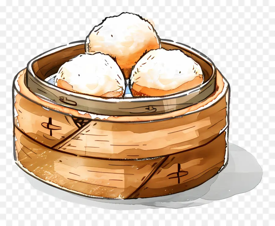 Dim Sum，Petits Pains Cuits à La Vapeur PNG