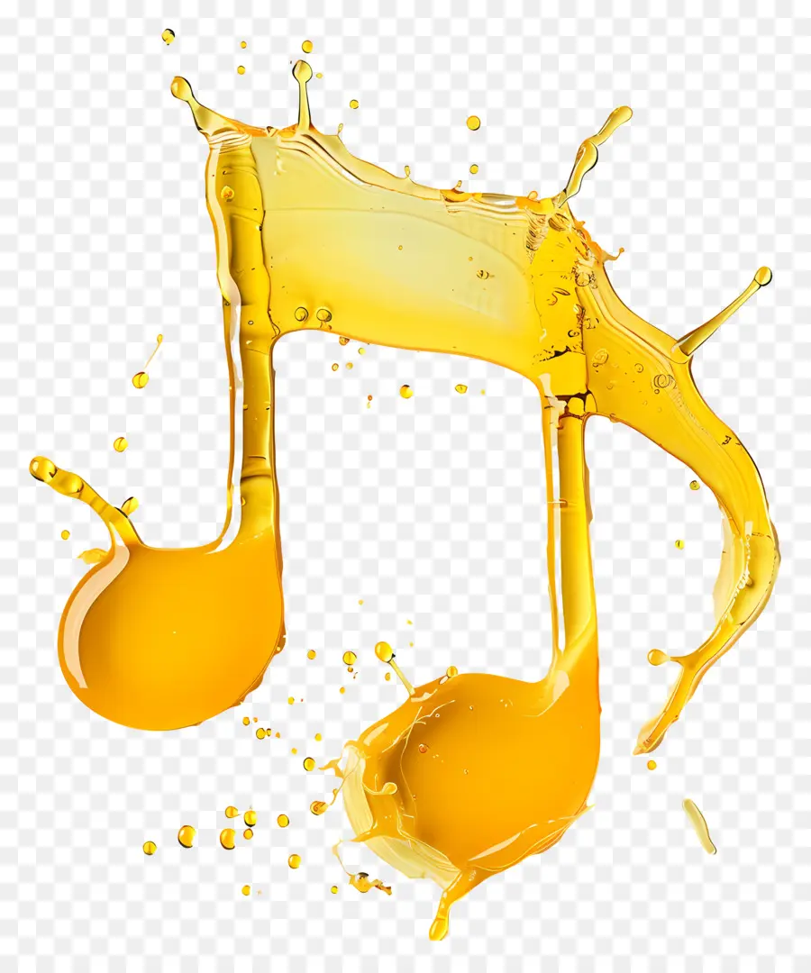 Note De Musique，L'eau PNG