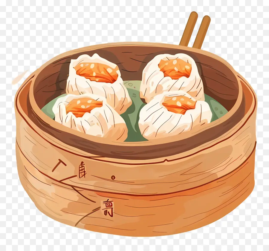 Dim Sum，Raviolis Cuits à La Vapeur PNG