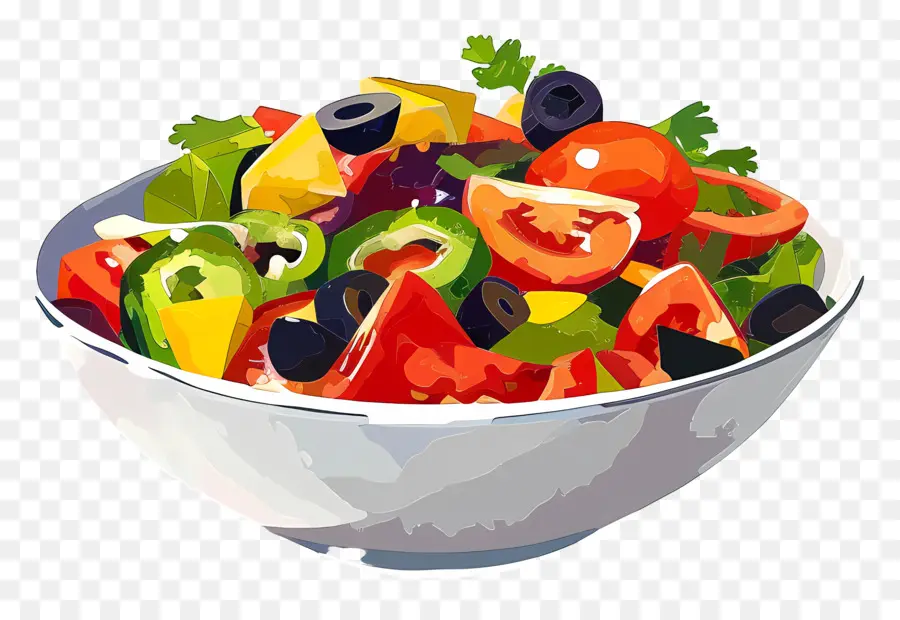 Salade Mexicaine，Bol De Légumes PNG