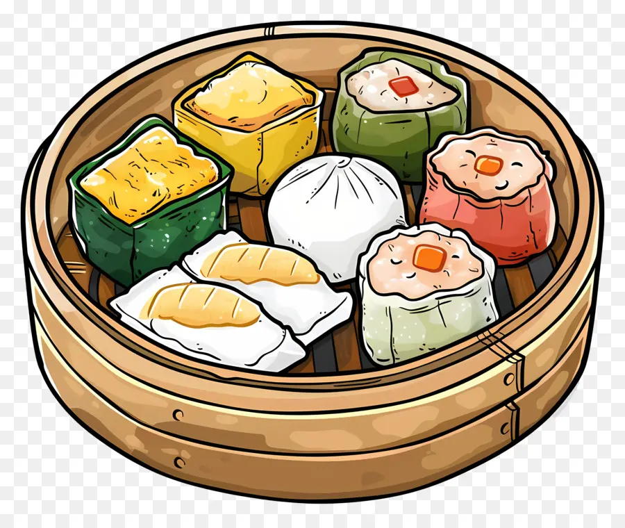 Dim Sum，à La Vapeur PNG