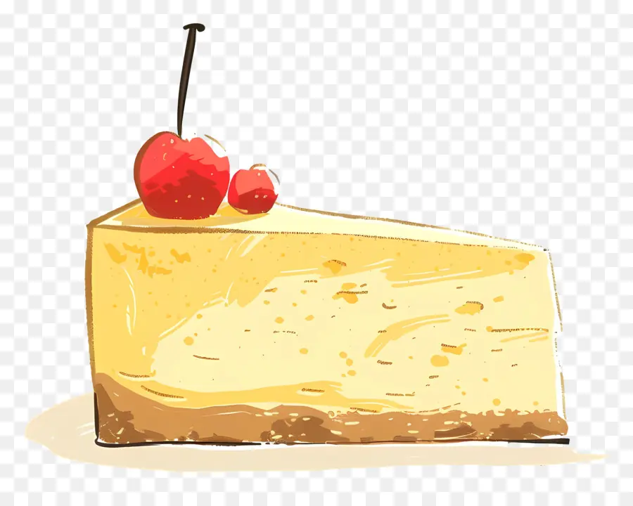 Gâteau Au Fromage，Tranche De Gâteau Au Fromage PNG