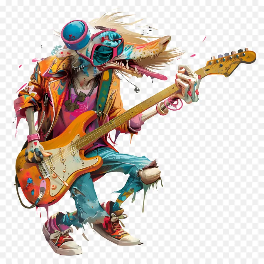 Rock N Roll，Coloré PNG