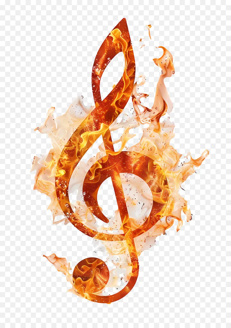 Note De Musique，Clef De Sol PNG