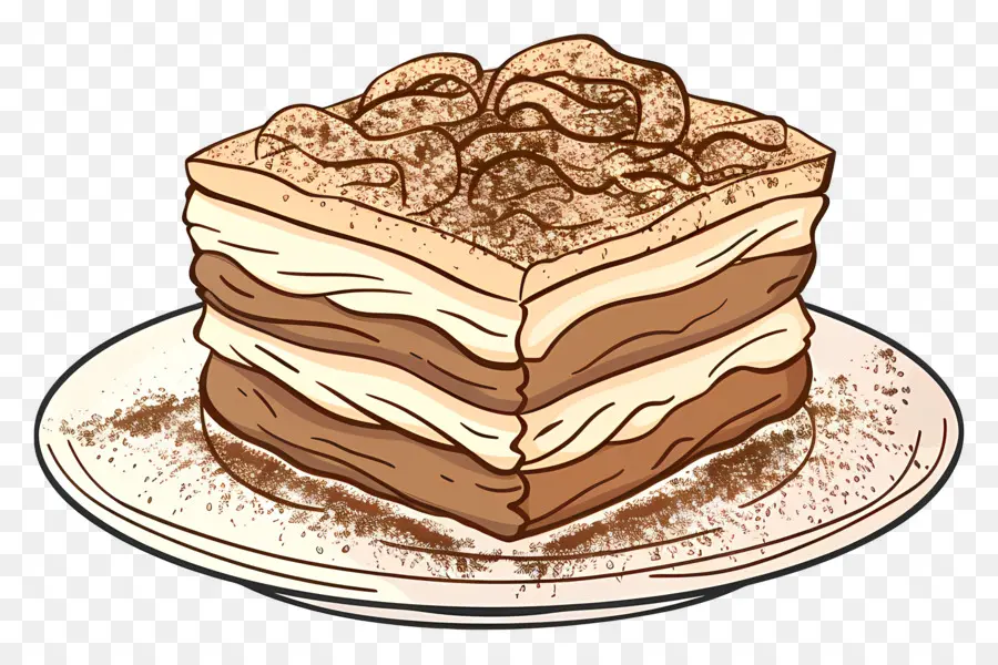 Tiramisu，Dessert PNG