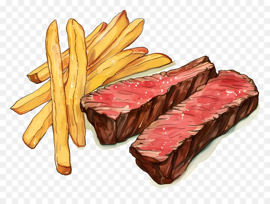 Le Steak Frites，Steak PNG