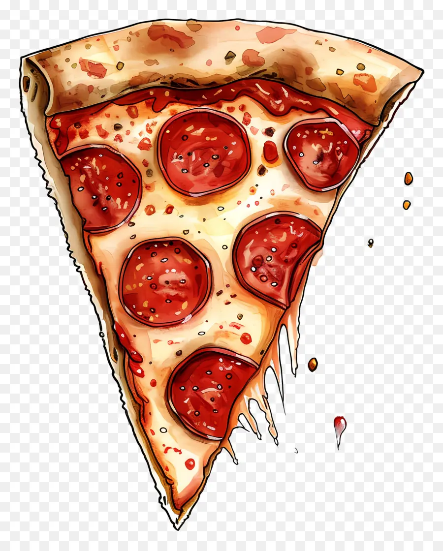 La Pizza Au Pepperoni，Pizza Au Fromage PNG