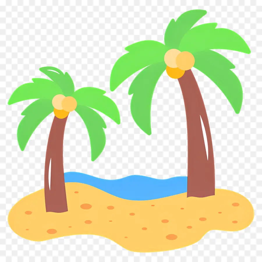 Les Vacances D'été，Les Palmiers PNG