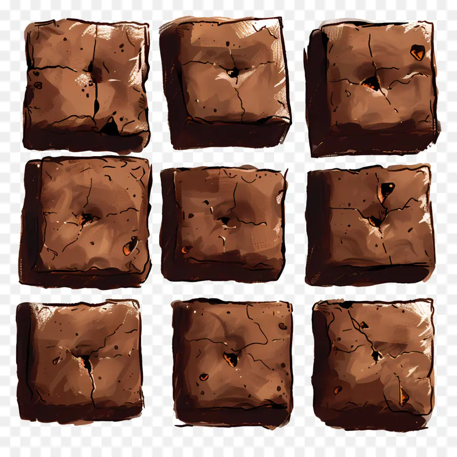 Brownies，Brownies Au Chocolat PNG