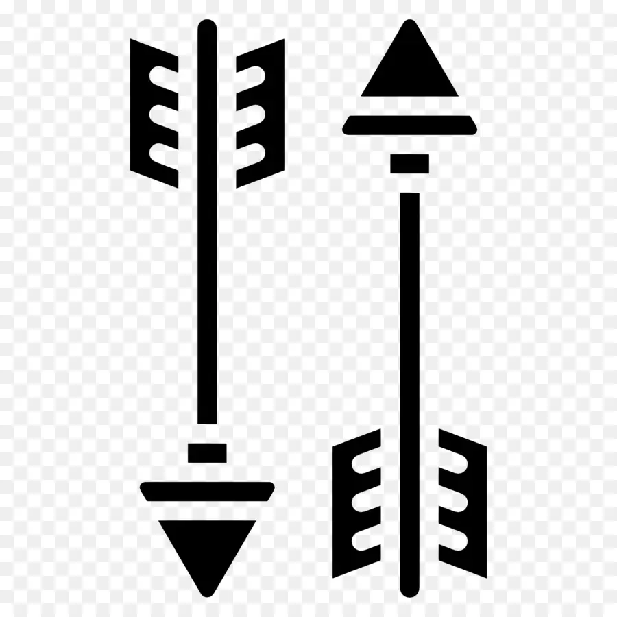 Arc Flèche，Arrière Plan Noir PNG