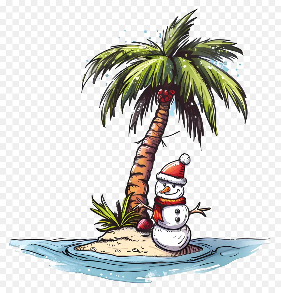 Noël En Juillet，Bonhomme De Neige PNG