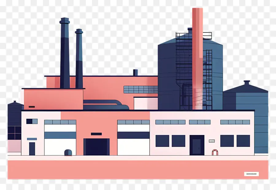 Usine，Industriel PNG