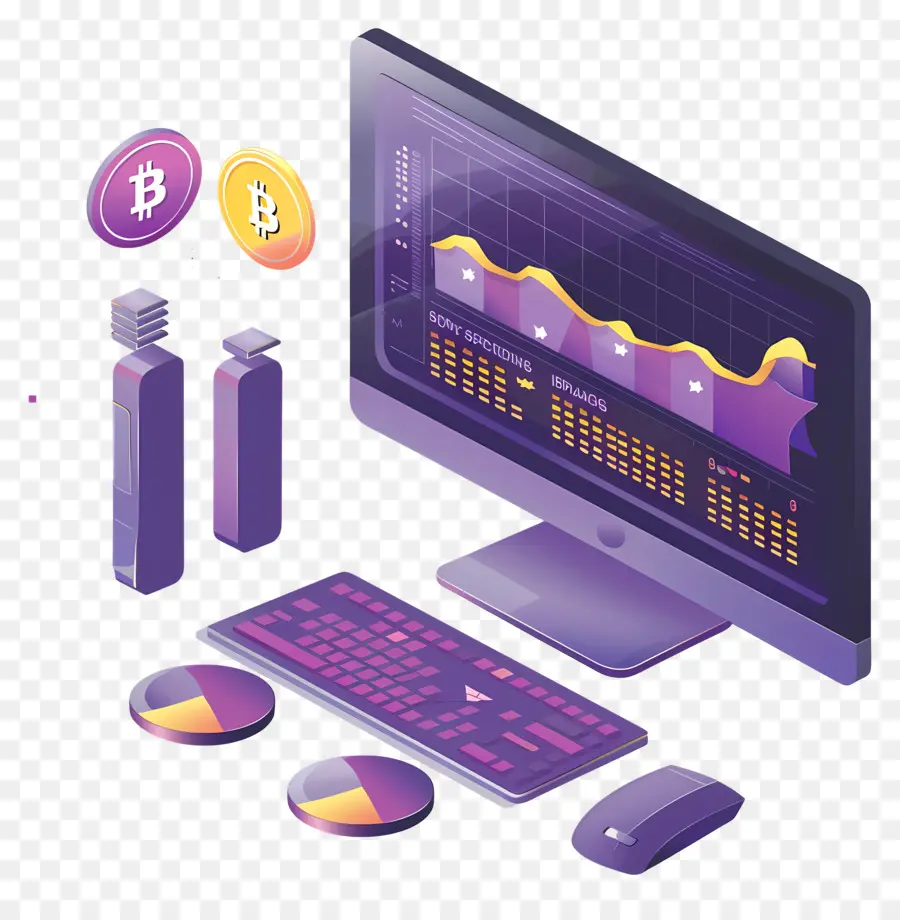 Analyse Des Crypto Monnaies，Configuration De L'ordinateur PNG