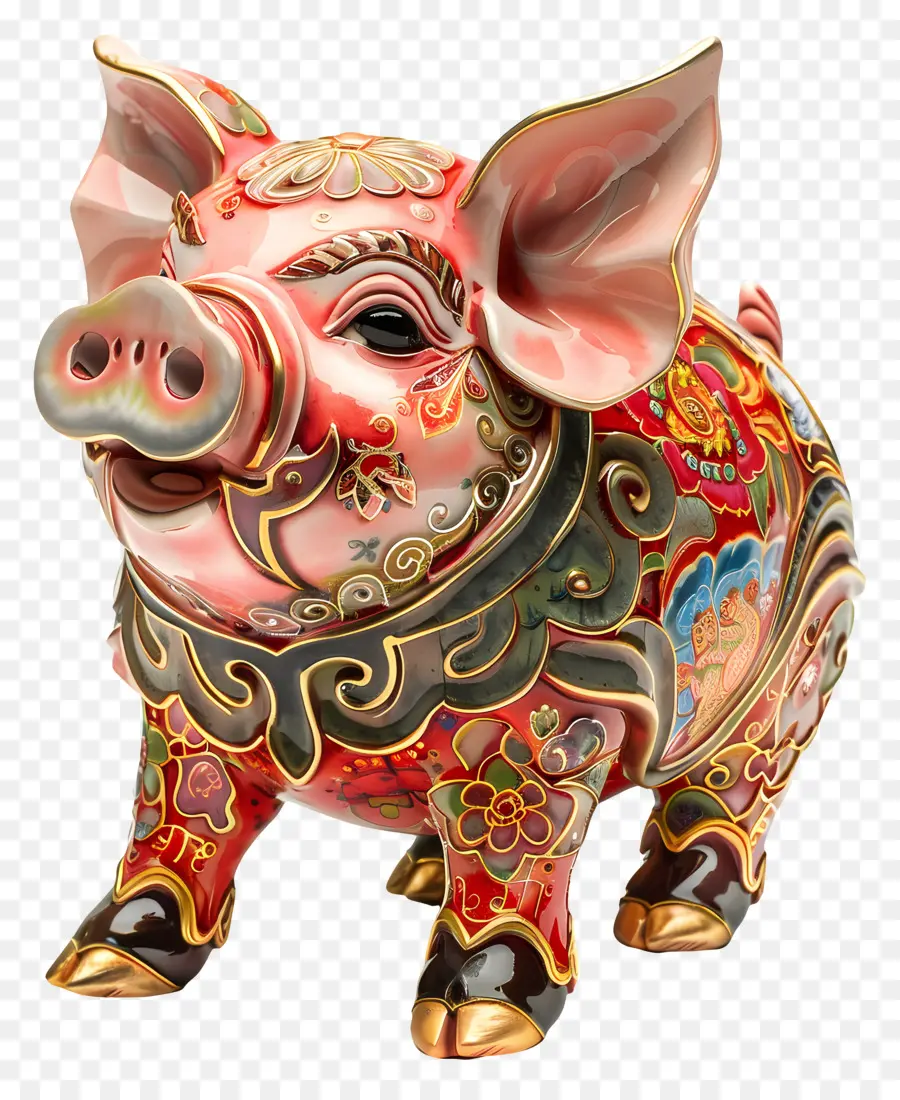 Zodiaques Chinois，Cochon PNG