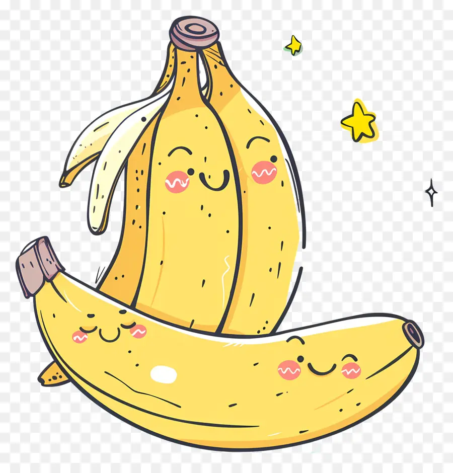 Banane，Bananes Mignonnes PNG