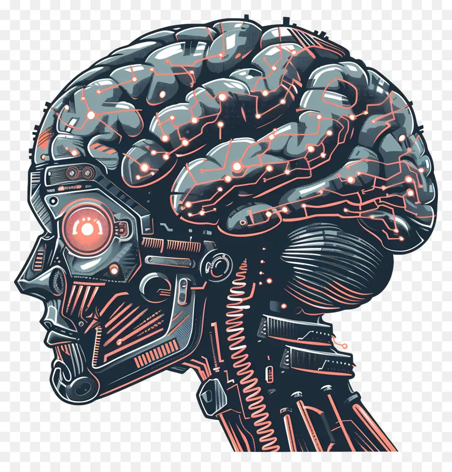 Cerveau Artificiel，Cerveau De Robot PNG