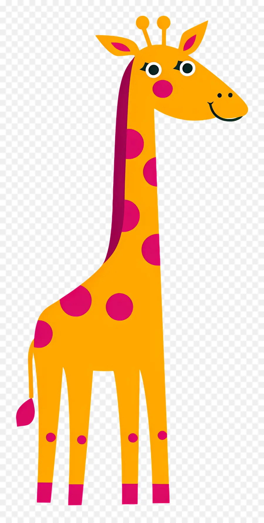 Girafe De Dessin Animé，Taches PNG