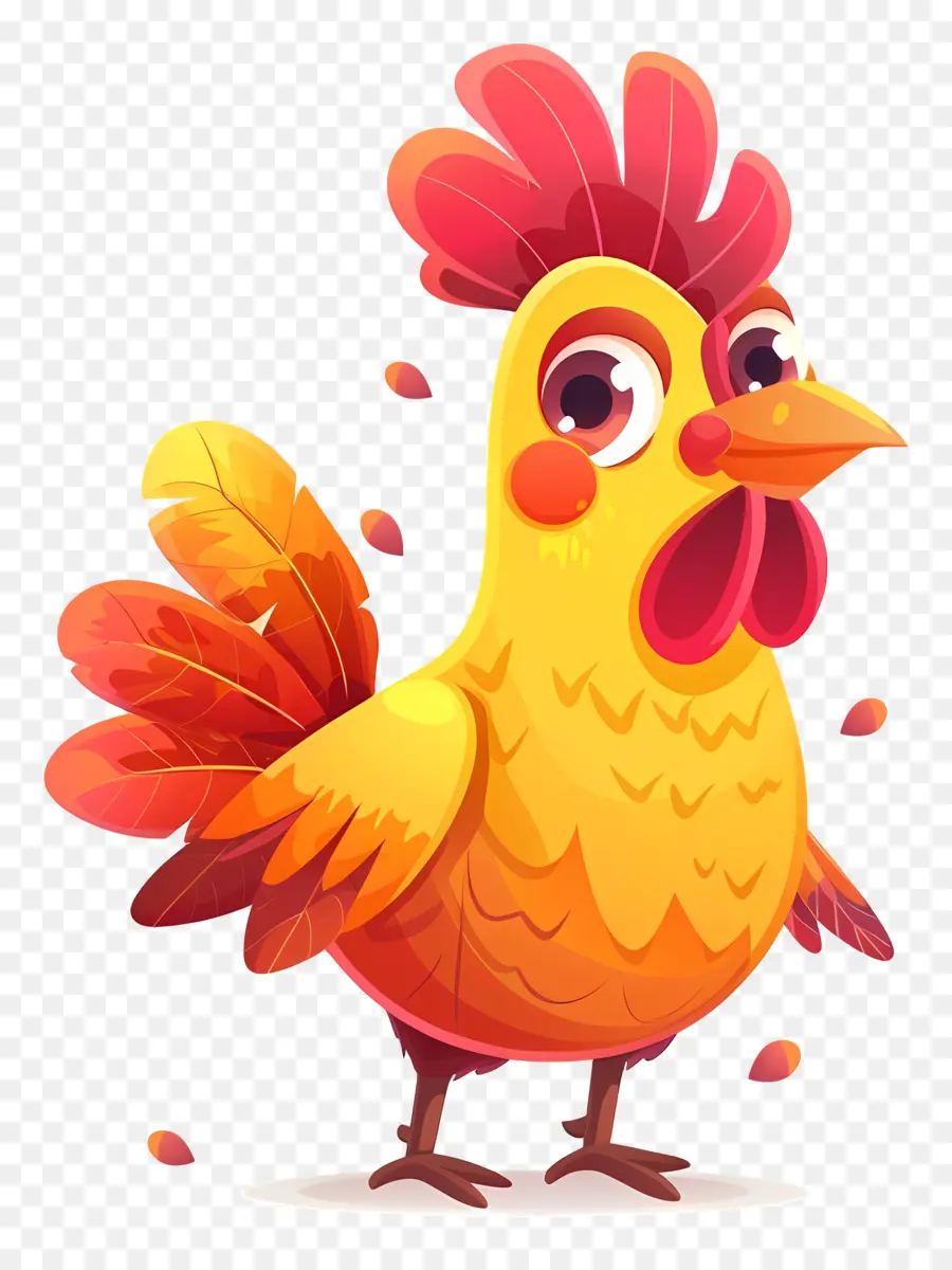 Poulet，Poulet De Dessin Animé PNG